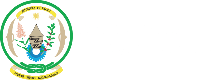 Ministry of Instracture, Republic of Rwanda logo, colour + white